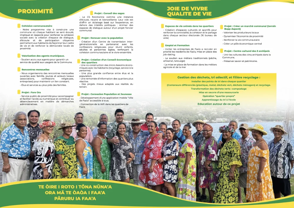 Dépliant 2 volets verso