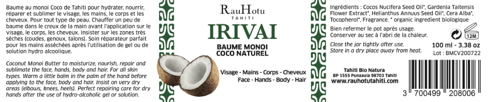 Étiquette cosmétique